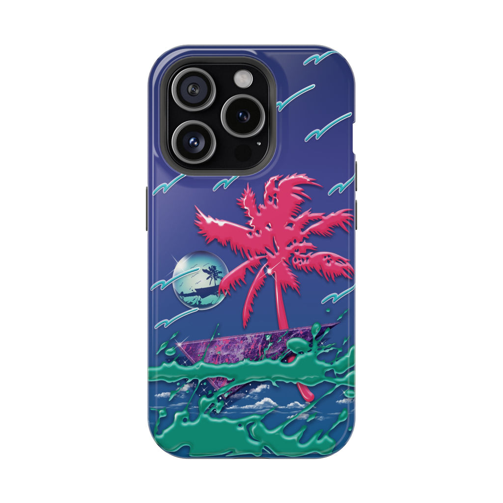 Pink Palm - Trapper Keeper inspired tough MagSafe® iPhone cases