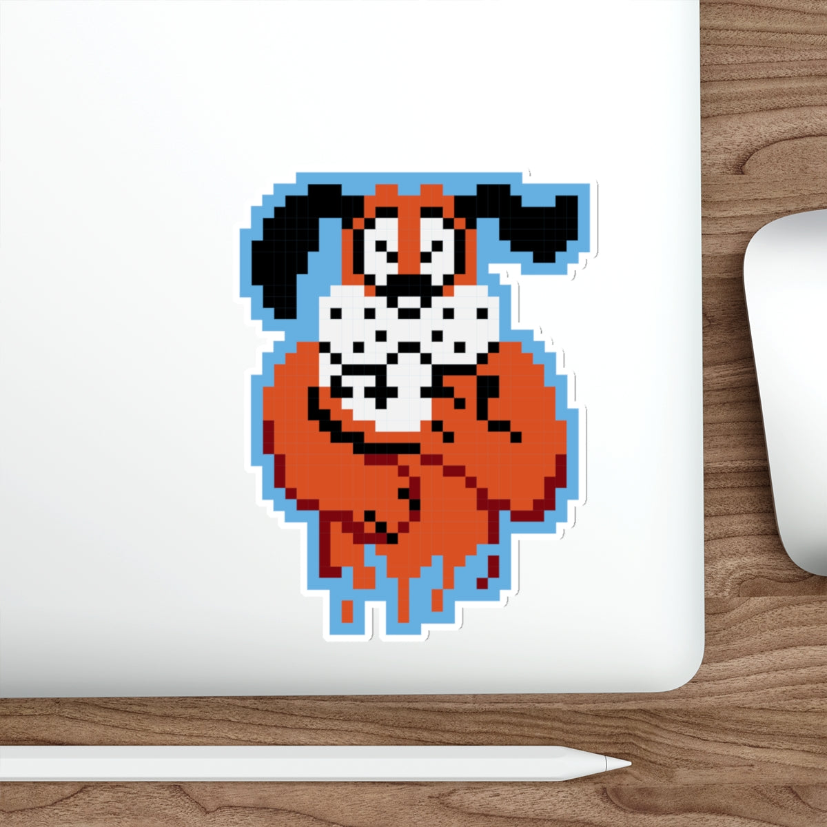8-bit Legends: Duck Hunt Laughing Dog die-cut stickers