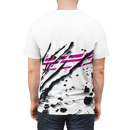 Black Paint - Trapper Keeper inspired unisex cut & sew all over print tee