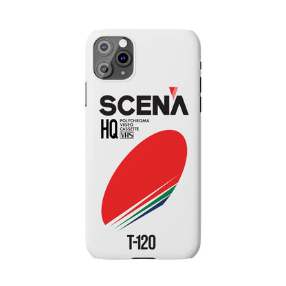 VHS Visions - retro Scena HQ T-120 VHS tape inspired slim iPhone cases