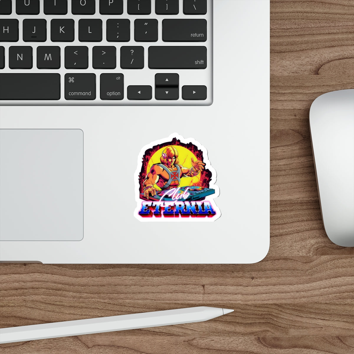 He-Man Masters of the Universe inspired "Club Eternia" die-cut vinyl stickers - Rerun Designs