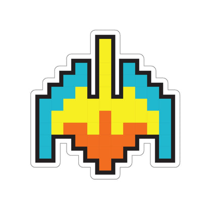 8-bit Legends: Galaga Galaxian Flagship die-cut stickers