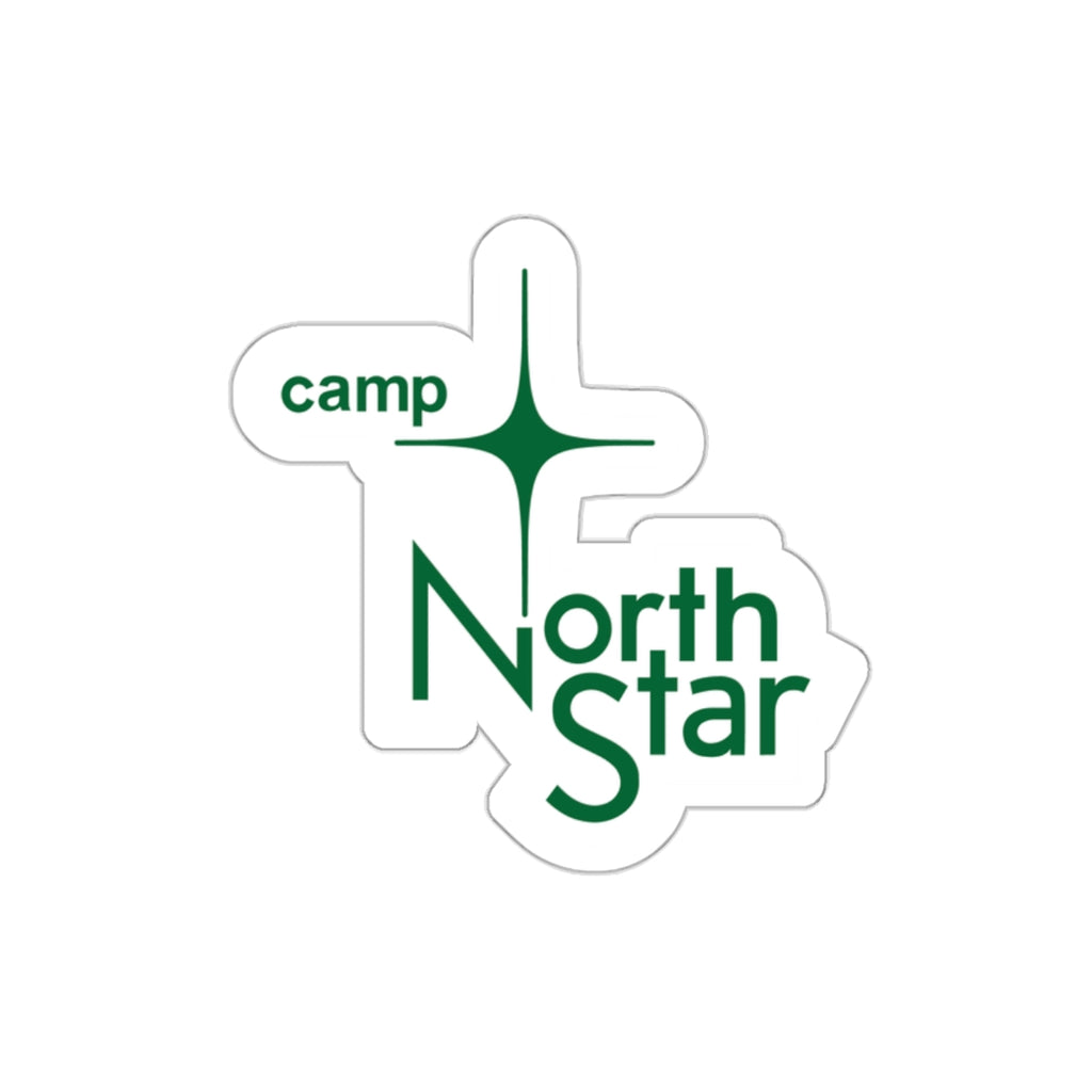 Meatballs movie-inspired Camp North Star summer camp die-cut stickers - Rerun Designs