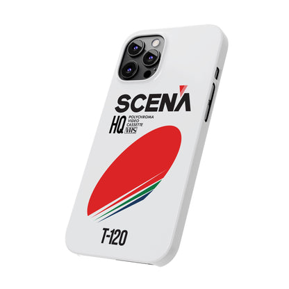 VHS Visions - retro Scena HQ T-120 VHS tape inspired slim iPhone cases