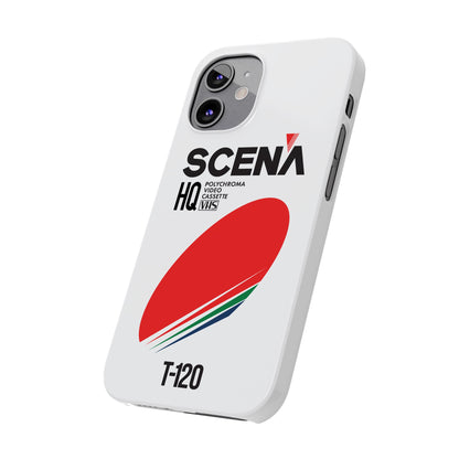 VHS Visions - retro Scena HQ T-120 VHS tape inspired slim iPhone cases