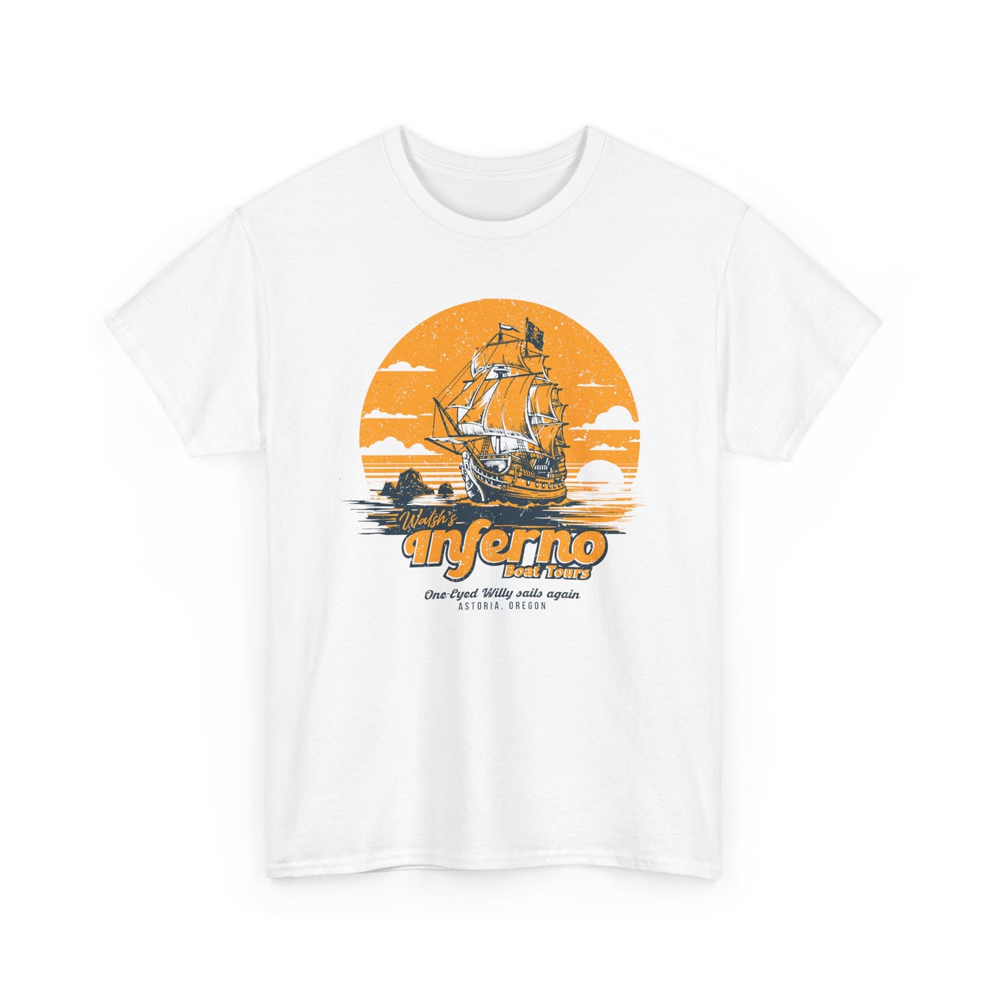 Walsh's Inferno Boat Tours Goonies-inspired unisex t-shirt