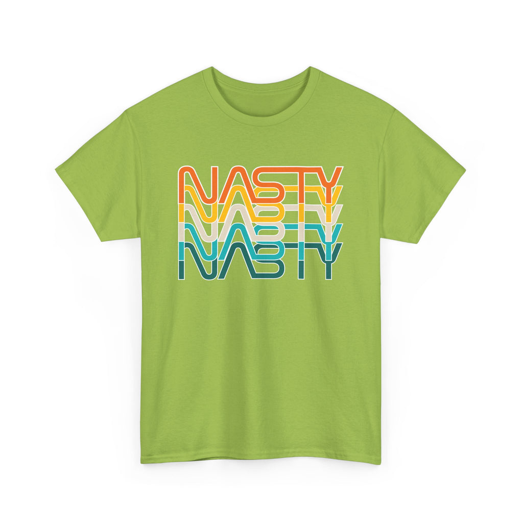 NASTY offset vintage NASA logo inspired t-shirt