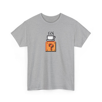 SuperMario-inspired "Caffeine power-up" unisex t-shirt