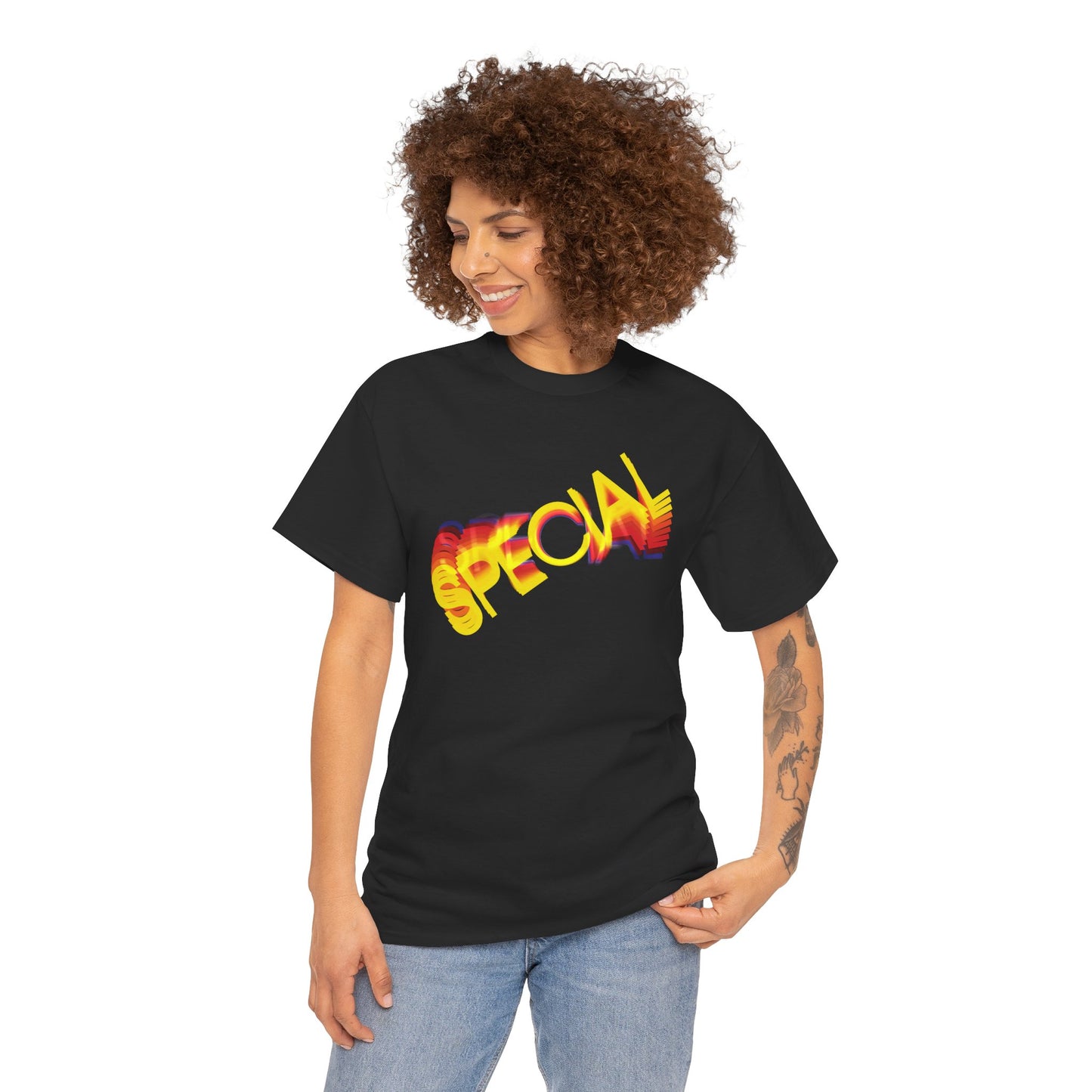 "SPECIAL" retro rainbow 1970s & 1908s CBS TV special inspired - unisex t-shirt