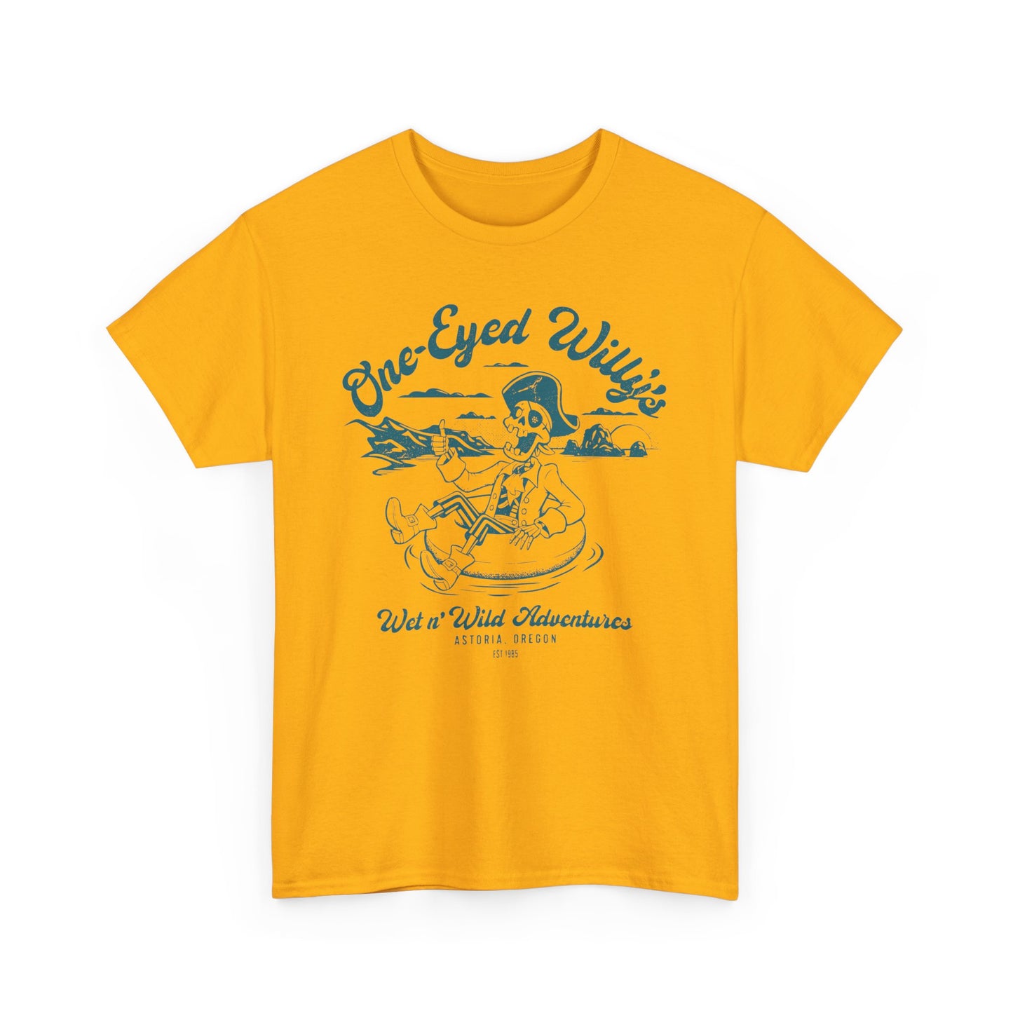 One-Eyed Willy's Wet n' Wild Adventures Goonies-inspired unisex t-shirt
