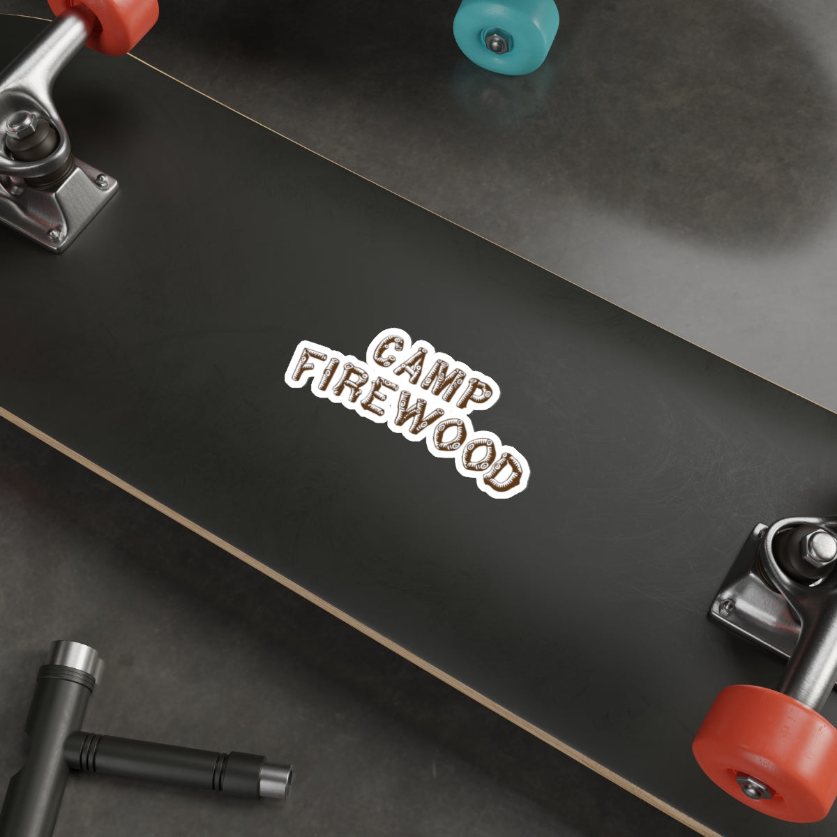 Wet Hot American Summer movie inspired Camp Firewood summer camp vinyl die cut stickers