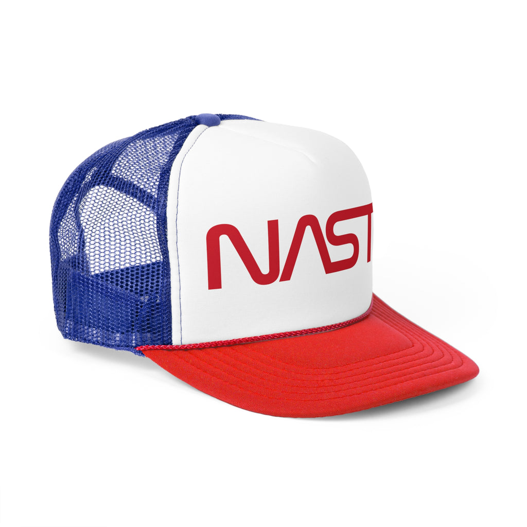 NASTY vintage NASA logo inspired trucker caps