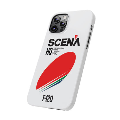 VHS Visions - retro Scena HQ T-120 VHS tape inspired slim iPhone cases
