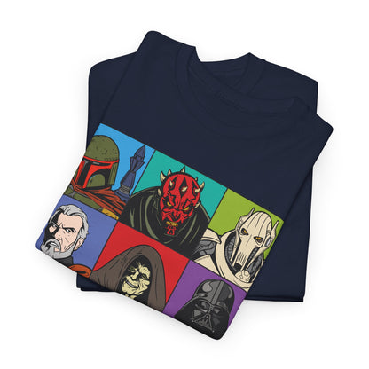 Villains of the Galaxy - Star Wars villains unisex t-shirt