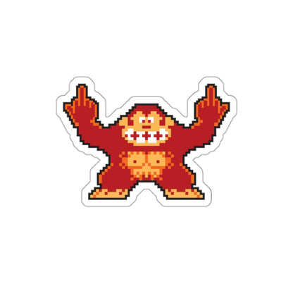 8-bit Legends: DonkeyKong "Jump Over These" die-cut stickers