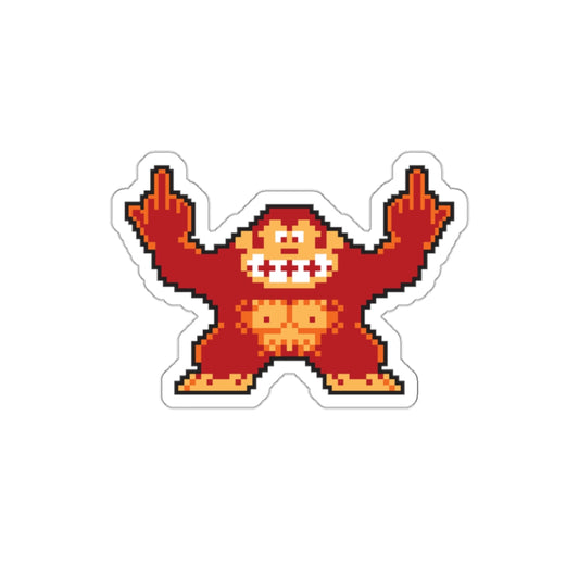 8-bit Legends: DonkeyKong "Jump Over These" die-cut stickers