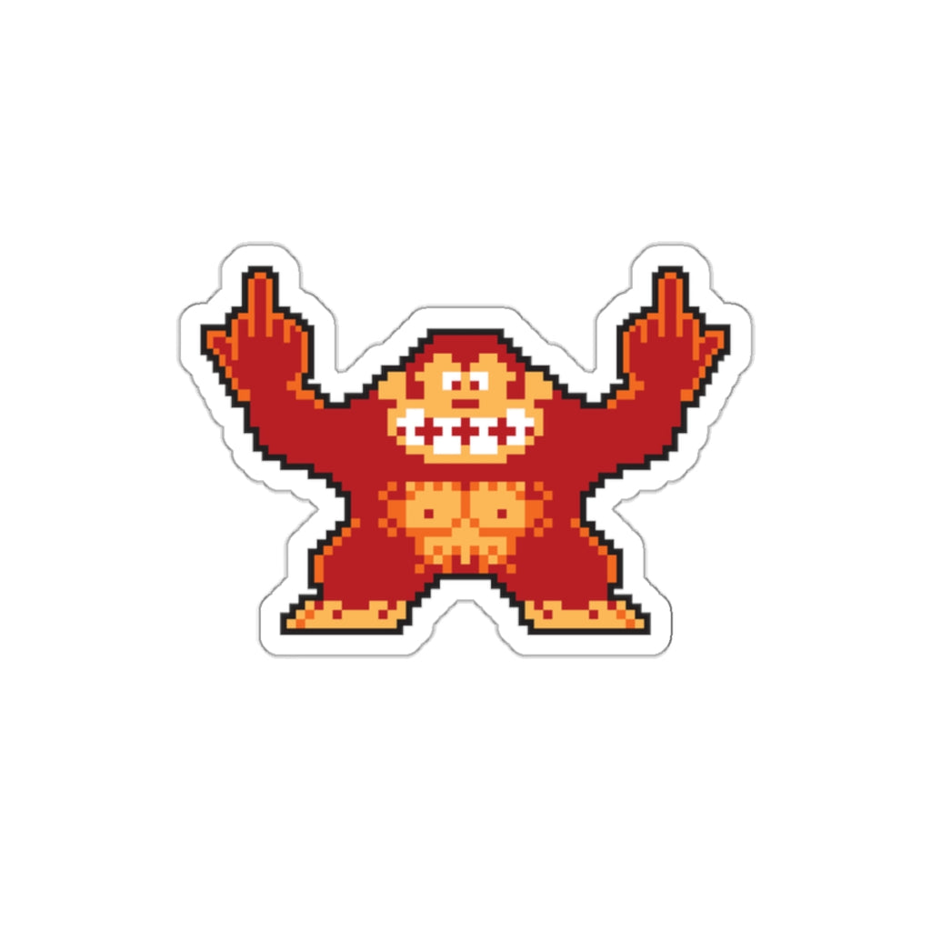 8-bit Legends: DonkeyKong "Jump Over These" die-cut stickers