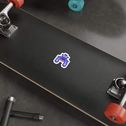 8-bit Legends: Galaga Purple Boss die-cut stickers