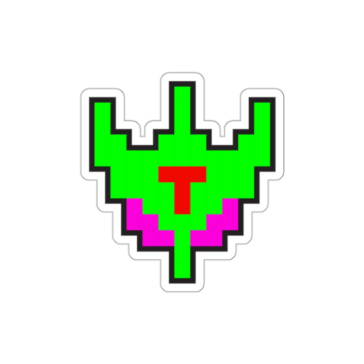 8-bit Legends: Galaga Bosconian Spy Ship die-cut stickers