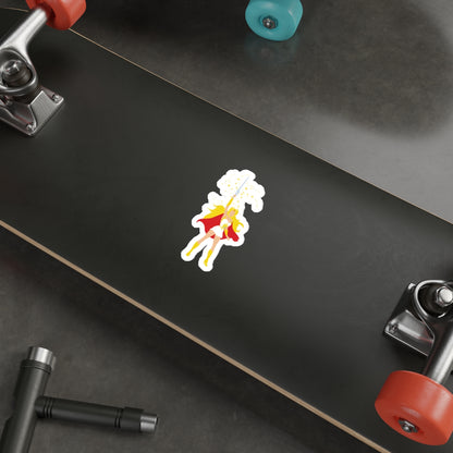 She-Ra silhouette vinyl die-cut sticker