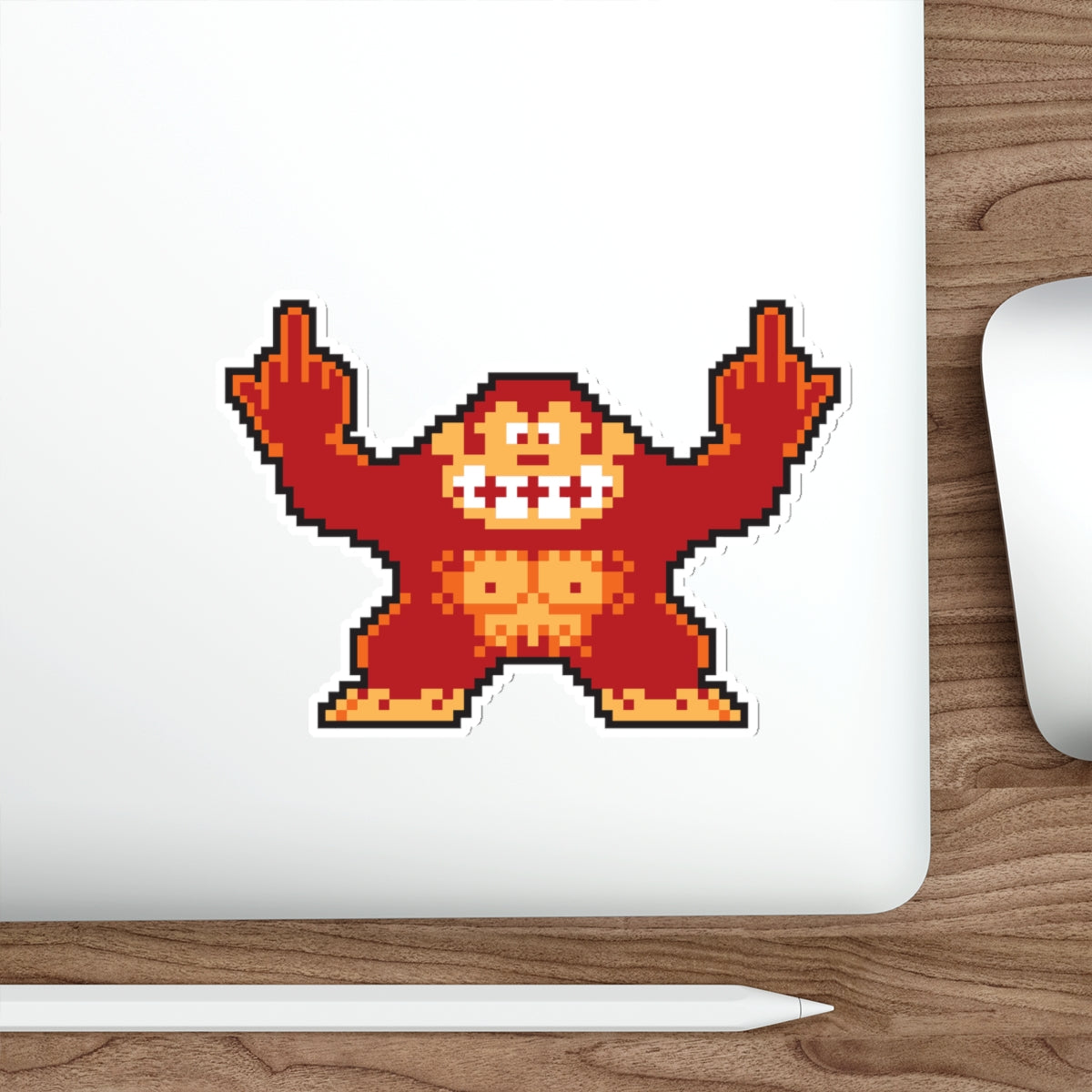 8-bit Legends: DonkeyKong "Jump Over These" die-cut stickers