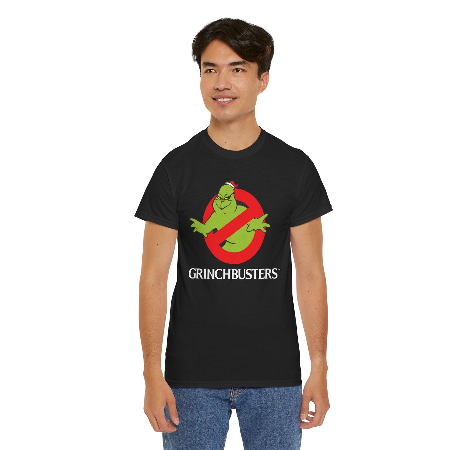 Grinchbusters - Grinch-inspired Christmas unisex t-shirt