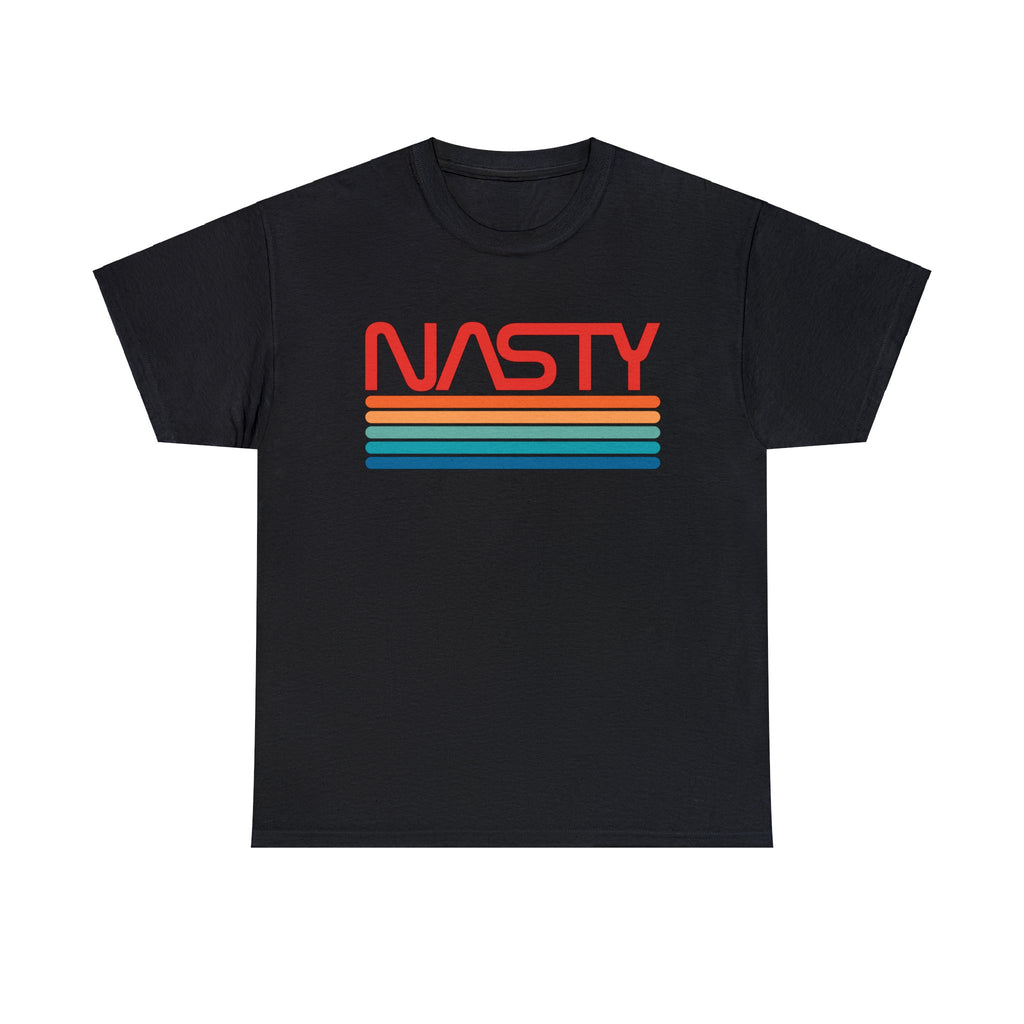 NASTY vintage rainbow NASA logo inspired t-shirt - Rerun Designs