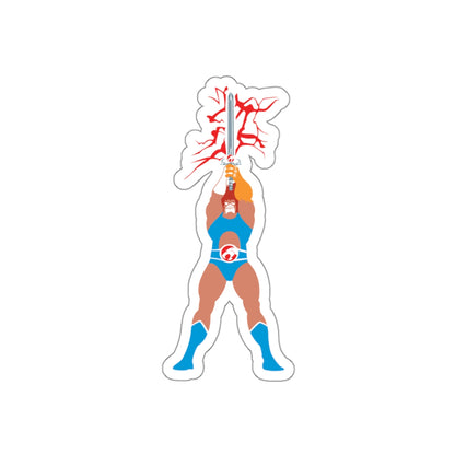 Lion-o silhouette vinyl die-cut sticker