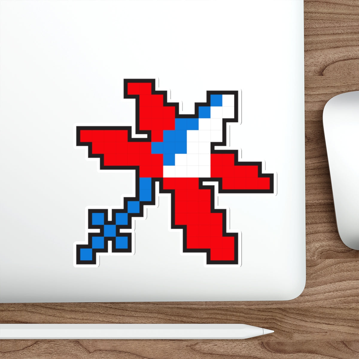 8-bit Legends: Galaga Satellite die-cut stickers