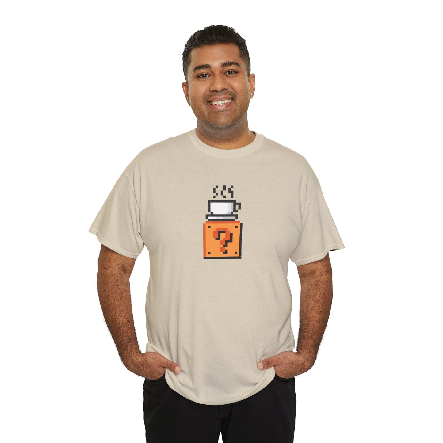 SuperMario-inspired "Caffeine power-up" unisex t-shirt
