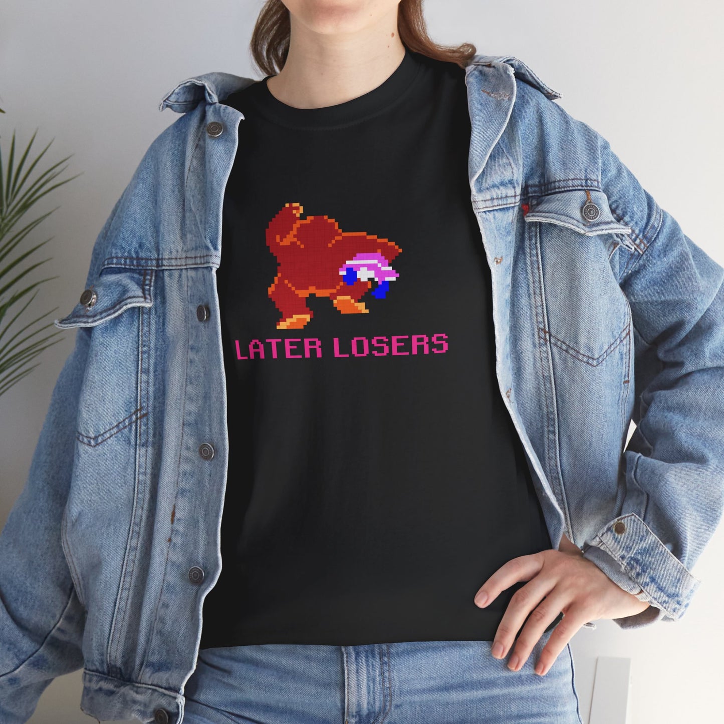 8-bit Legends: DonkeyKong "LATER LOSERS" unisex t-shirt
