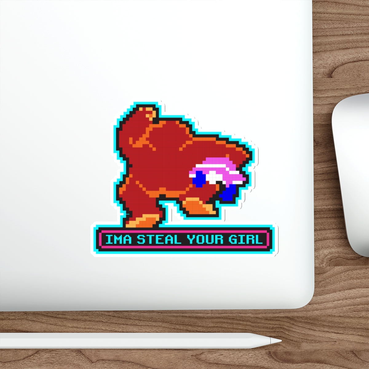 8-bit Legends: DonkeyKong "IMA STEAL YOUR GIRL" die-cut stickers