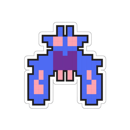 8-bit Legends: Galaga Purple Boss die-cut stickers