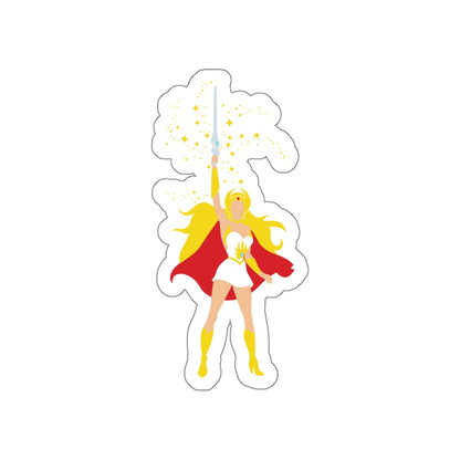 She-Ra silhouette vinyl die-cut sticker