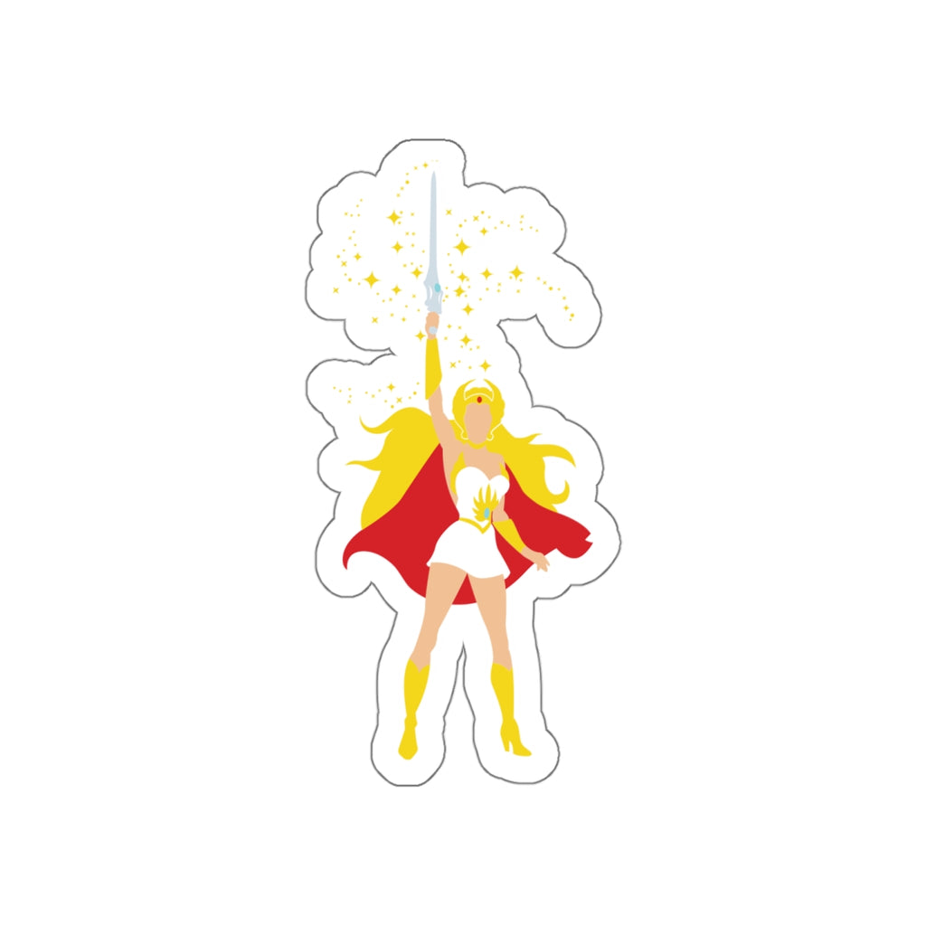 She-Ra silhouette vinyl die-cut sticker