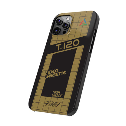 VHS Visions - retro ESC T-120 VHS tape inspired slim iPhone cases
