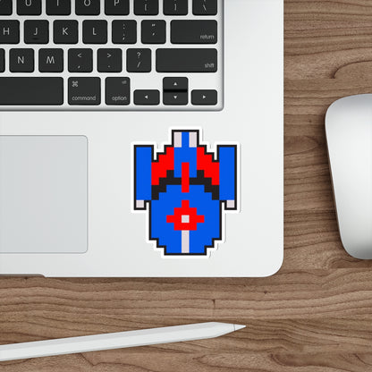 8-bit Legends: Galaga Enterprise die-cut stickers