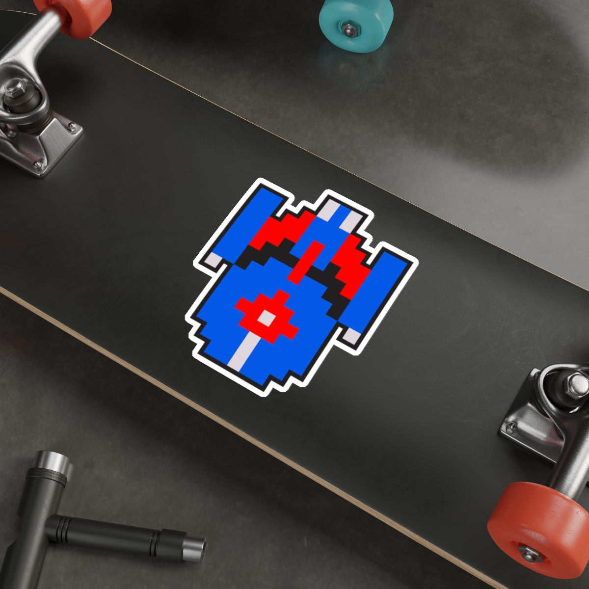 8-bit Legends: Galaga Enterprise die-cut stickers