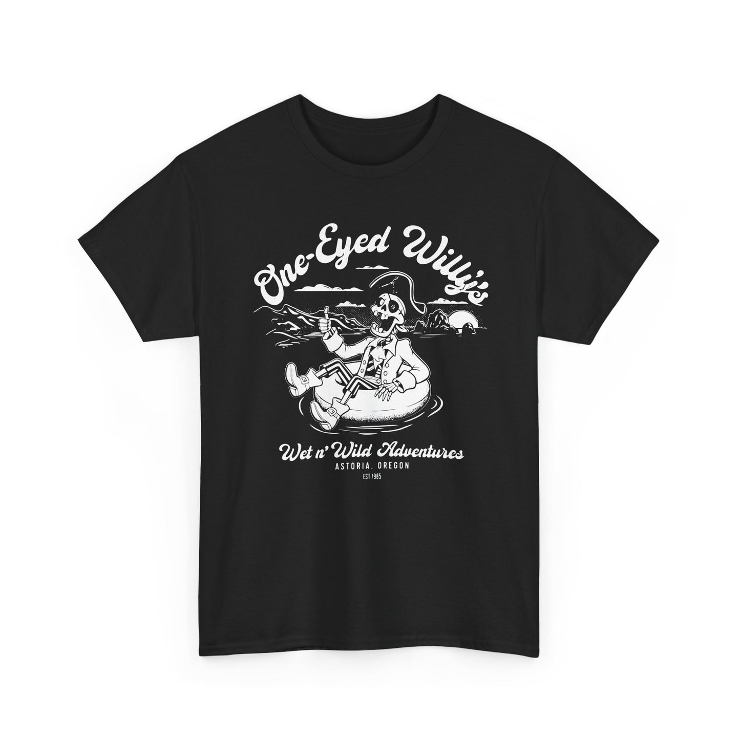 One-Eyed Willy's Wet n' Wild Adventures Goonies-inspired unisex t-shirt
