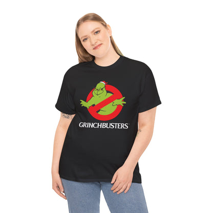 Grinchbusters - Grinch-inspired Christmas unisex t-shirt