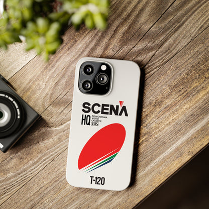 VHS Visions - retro Scena HQ T-120 VHS tape inspired slim iPhone cases