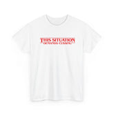 This situation demands cussing Stranger Things-inspired unisex t-shirt