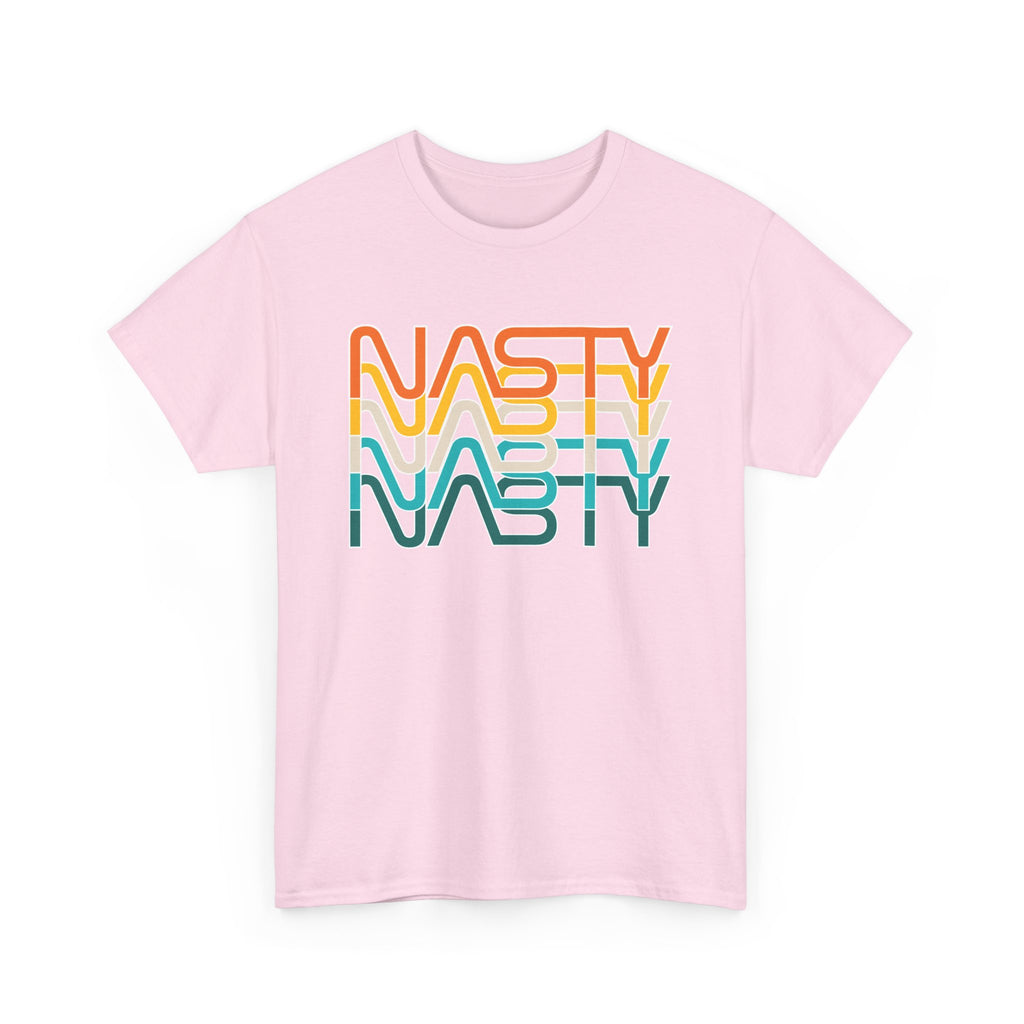 NASTY offset vintage NASA logo inspired t-shirt