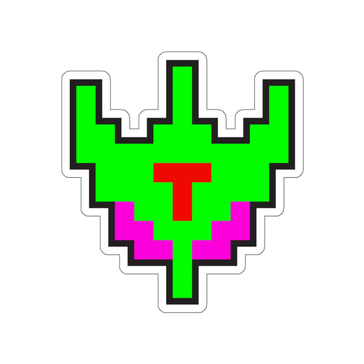 8-bit Legends: Galaga Bosconian Spy Ship die-cut stickers