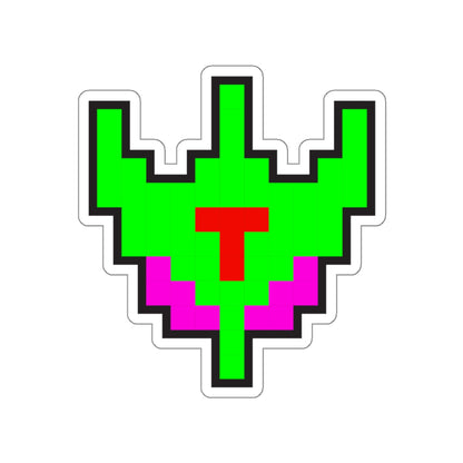 8-bit Legends: Galaga Bosconian Spy Ship die-cut stickers