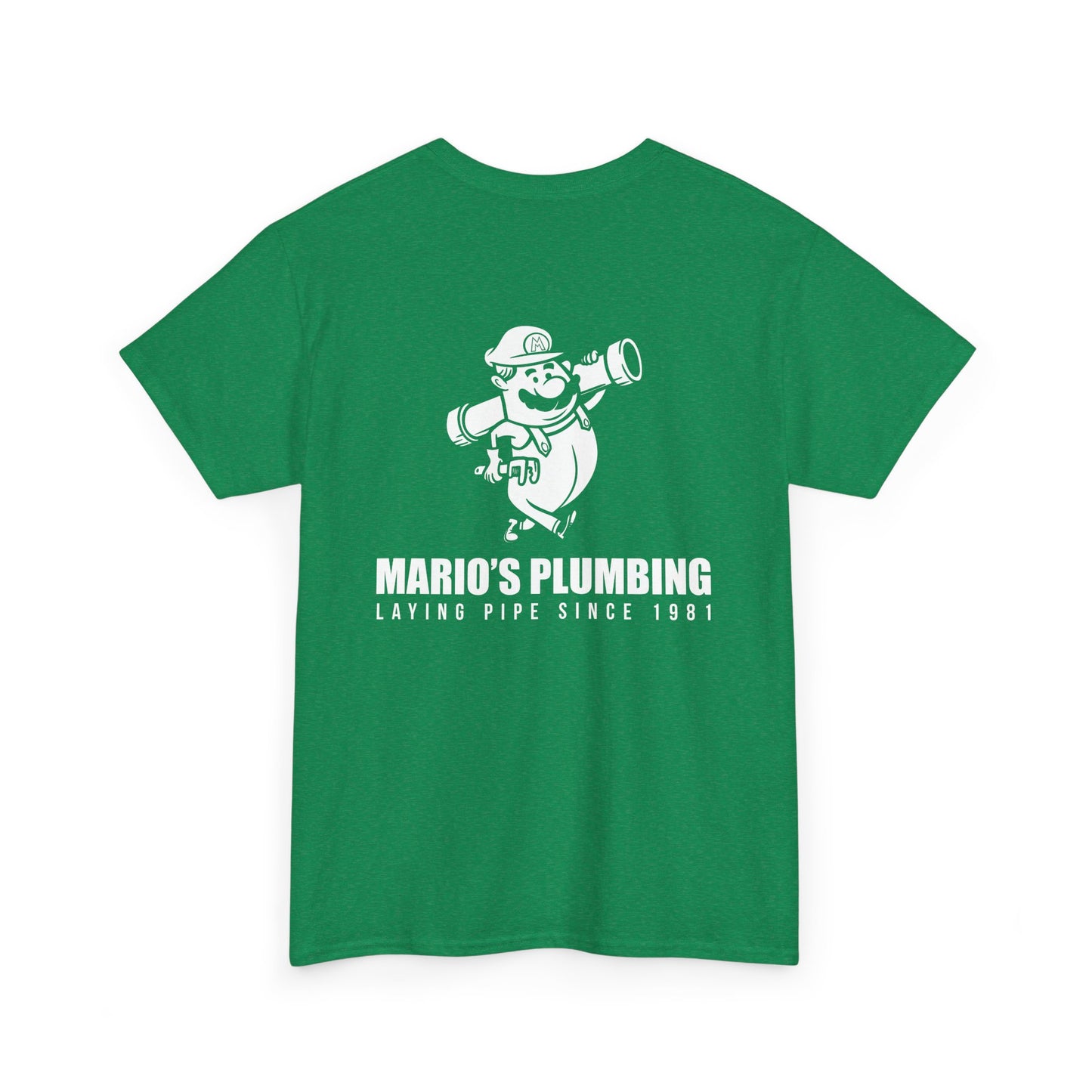 Marios Plumbing Laying Pipe Since 1981 - unisex mascot t-shirt