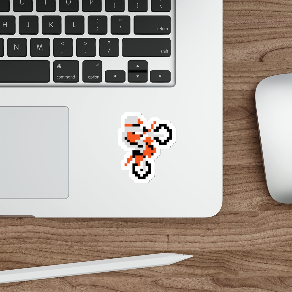 8-bit Legends: Excitebike die-cut stickers