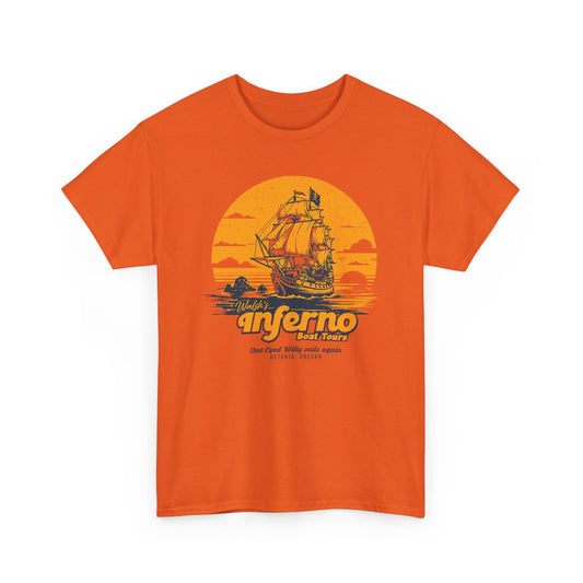 Walsh's Inferno Boat Tours Goonies-inspired unisex t-shirt