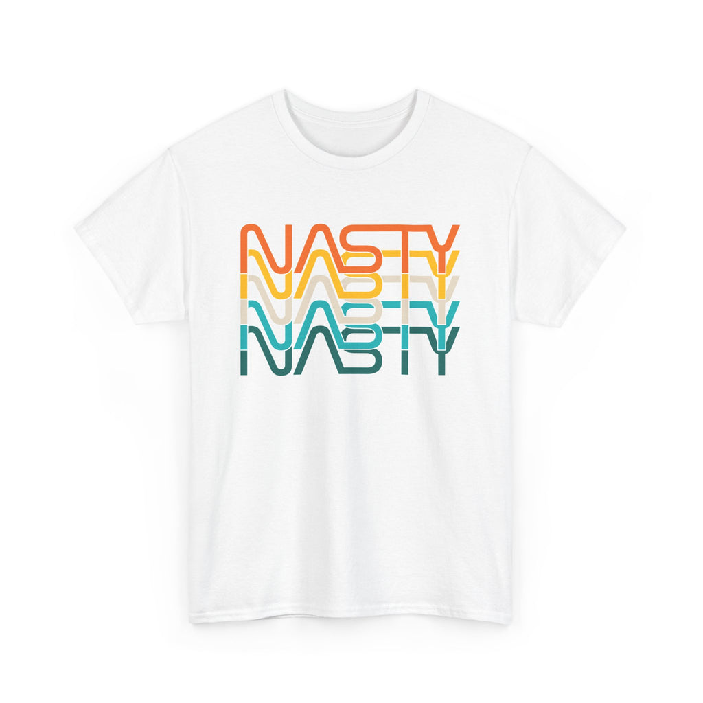 NASTY offset vintage NASA logo inspired t-shirt