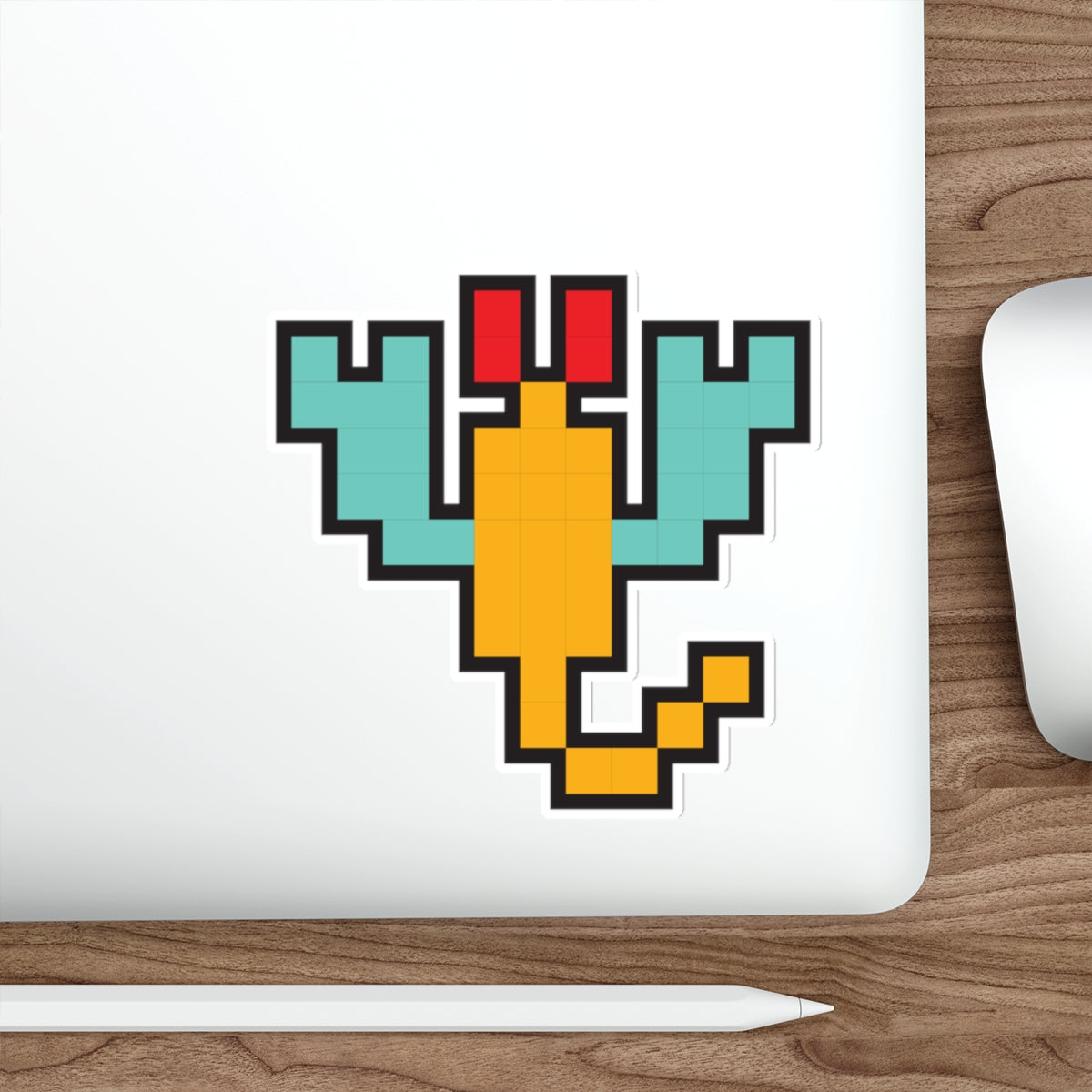 8-bit Legends: Galaga Scorpion die-cut stickers